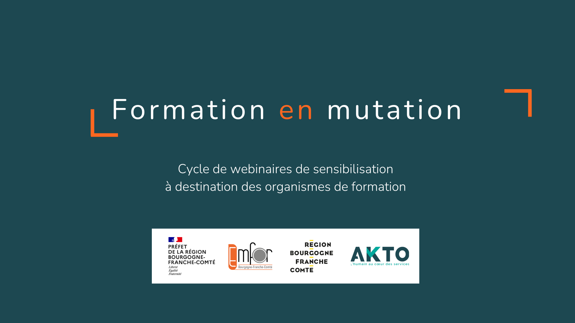 Formation en mutation - conférence 5 - replay