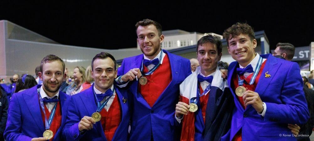 Cinq jeunes hommes médaillés aux worldskills