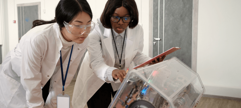 Femme métier scientifique